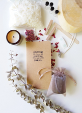 Load image into Gallery viewer, soy candle making kit and gratitude journal - FALL EDITION
